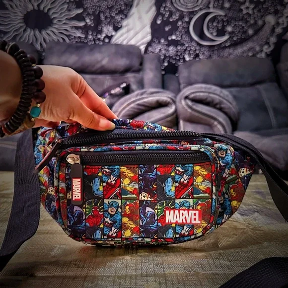 Y2K Marvel Multicolor Graphic Belt Bag ❌60% OFF SALE❌ new with out tags - Picture 6 of 13